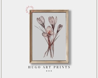 Vintage Flower Print | Botanical Antique Spring Decor | Country Farmhouse | Digital Printable flower art | Rustic Kitchen | cottagecore P67