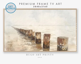 Ramka TV Art, Nadmorskie Lato, Pobieranie Cyfrowe, Letnia Sztuka, Samsung Frame Tv, Krajobraz, Sztuka dla ramki tv, Summer Sea tv frame art TV053
