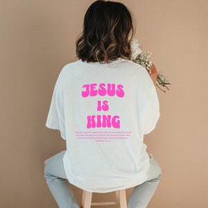 Jesus Is King Shirt, Pump Covers, Gym Pump Cover, Christian Tees, Jesus Shirt, Christian Clothes, Weightlifting T-shirt, Oversized Tshirt