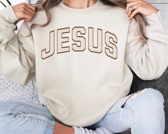Jesus Sweatshirts,Christian Crewneck,Christian Sweatshirt,Christmas Gift,Religious Crew Neck,Christmas Shirt,Faith Sweater,Christian Clothes