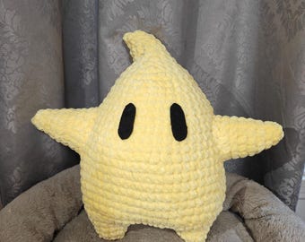 Peluche Luma suave: Estrella de crochet
