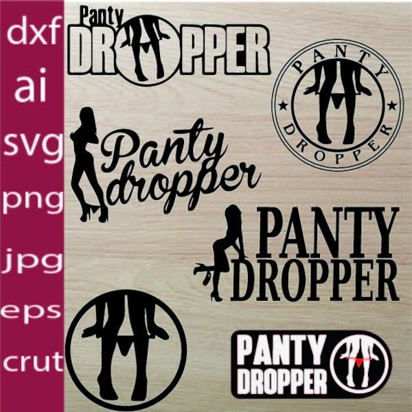 Panty Dropper Funny JDM Svg Png Dxf Eps Instant Download for Print Cut Plotter