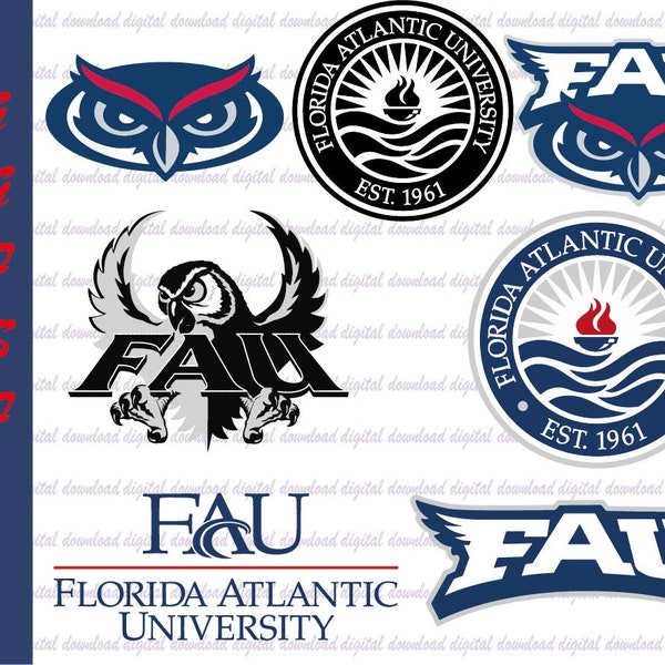 Florida Atlantic University SVG, Owls SVG, Athletics, Mom, FAU, Basketball