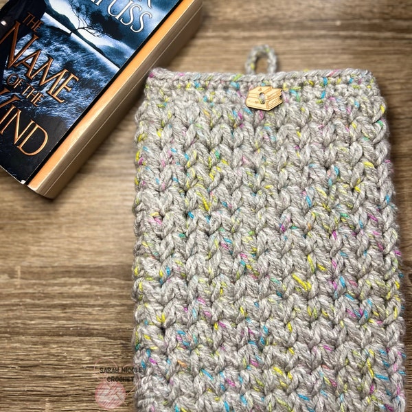 Crochet Book Sleeve, E-reader, Kindle Sleeve