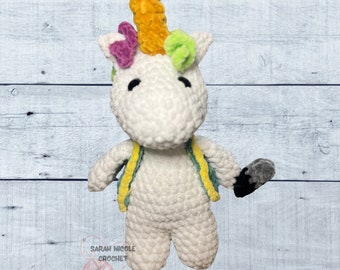Taylor the Singing Karaoke Unicorn Crochet Plushie