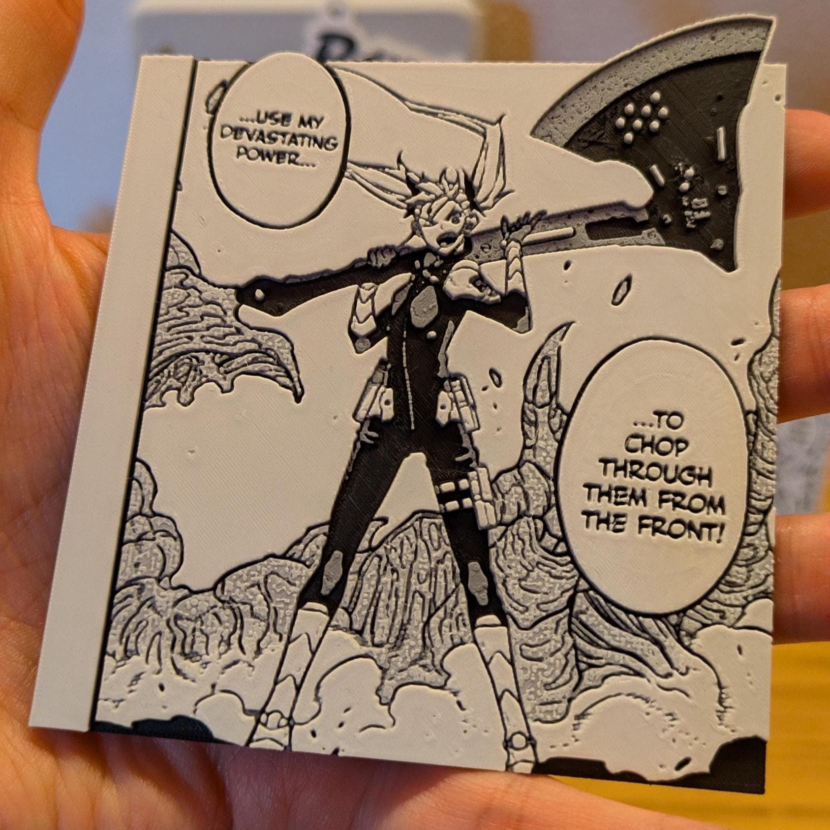 Kaiju No. 8 Magnet – Kikoru Shinomiya Axe Panel 9x11 Cm 3D