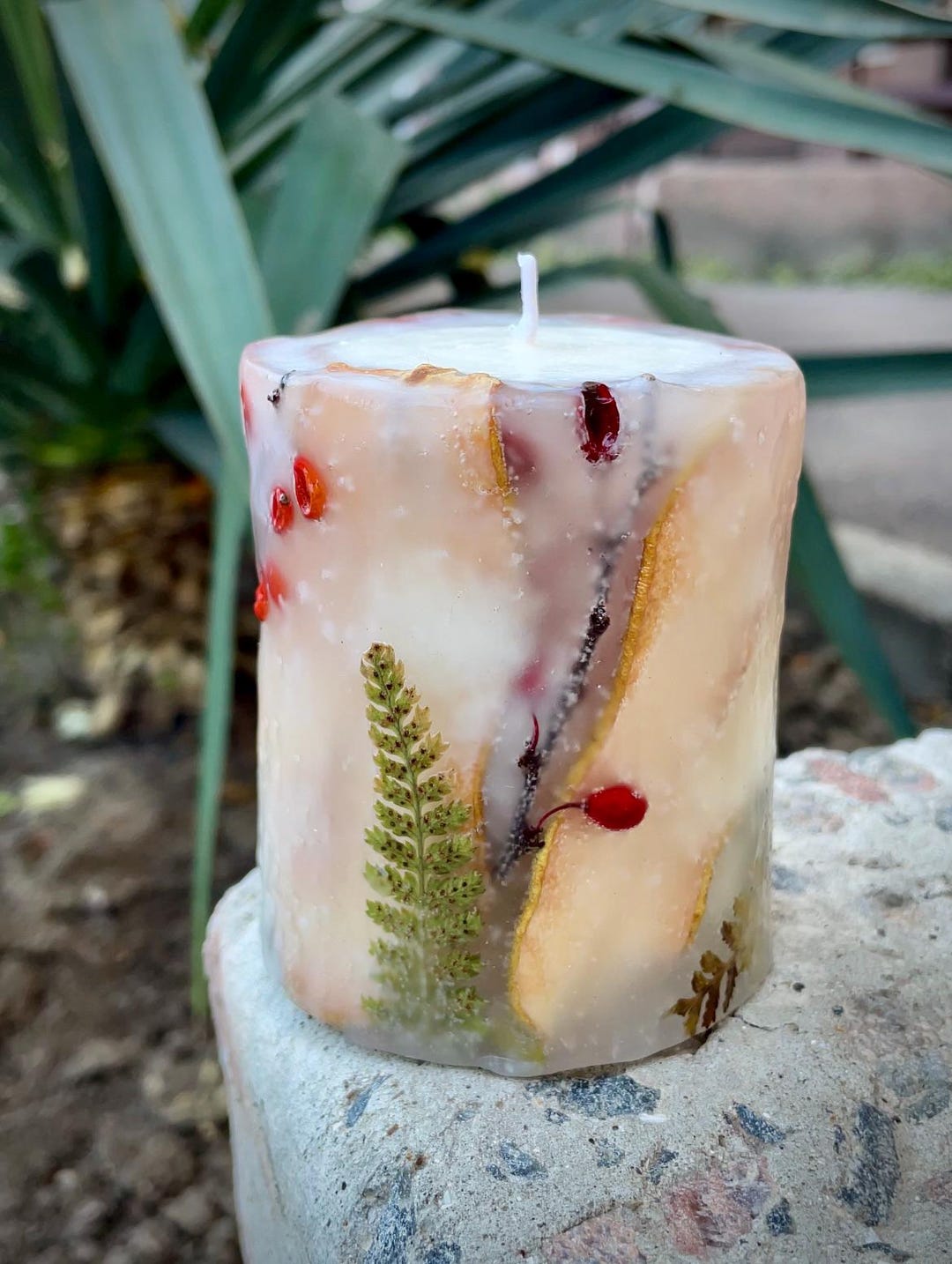 ボタニカルソイワックスハンドメイドキャンドル：フルーツシンフォニー