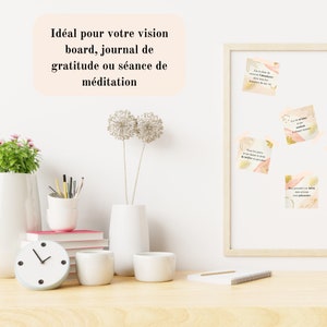 48 Cartes Affirmations Positives à imprimer, en français, Confiance en Soi Développement personnel PDF image 4