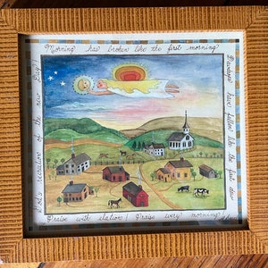 Morning Has Broken... edición limitada, impresión enmarcada de la artista Susan Daul
