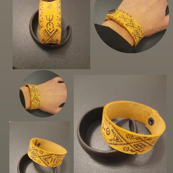 Bracelets en cuir Kabyles