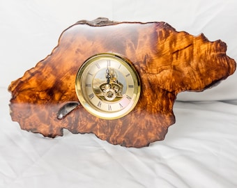 Redwood Burl Clock
