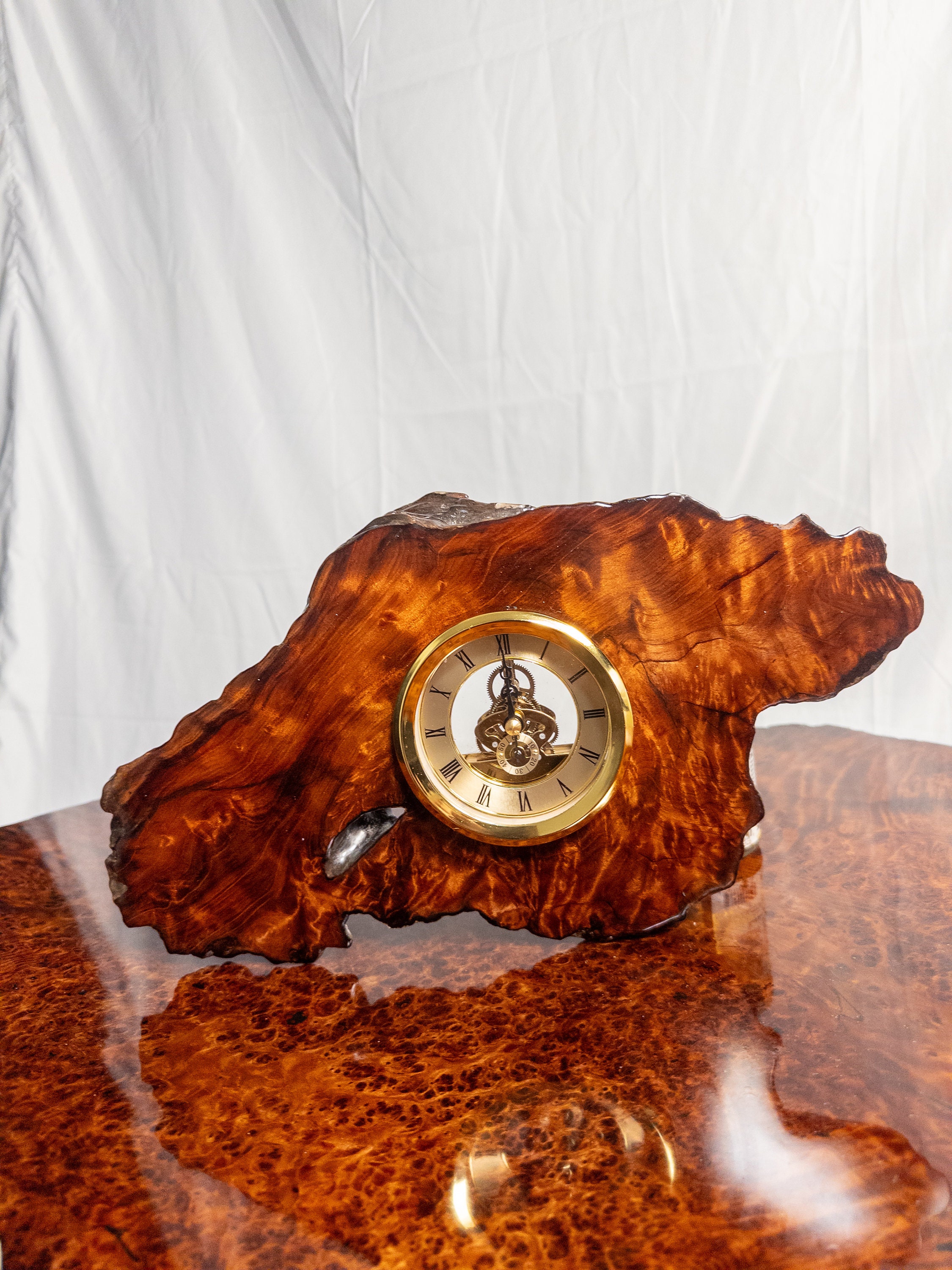 Redwood Burl Clock - Etsy
