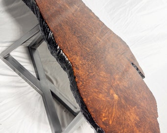 Live Edge Redwood Burl Table [SOLD]