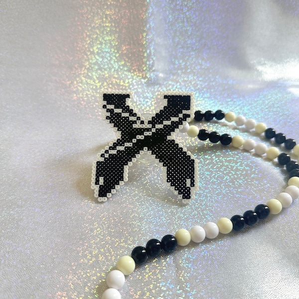 Excision Rave LED Pacifier Perler Necklace