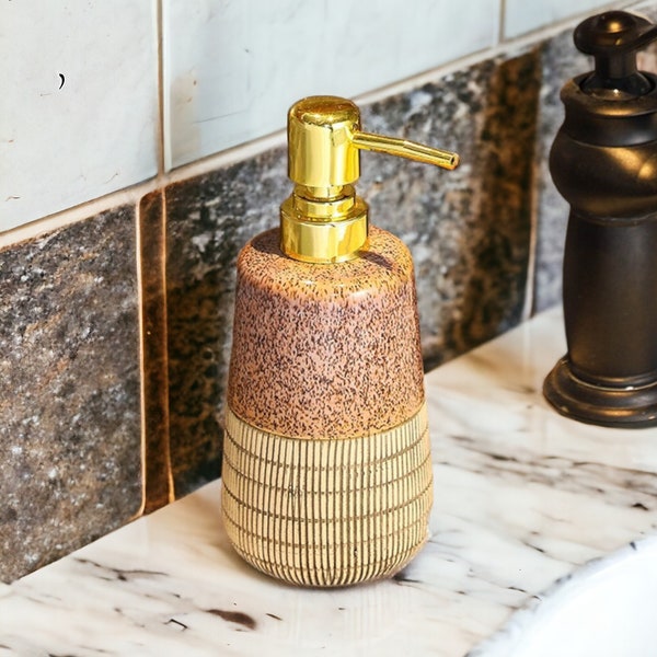 Ceramic Soap Pump Dispensers, Handmade Refillable Soap Dispensers, Bathroom Soap Dispensers, Unique Soap Dispensers, Bathroom Accessories