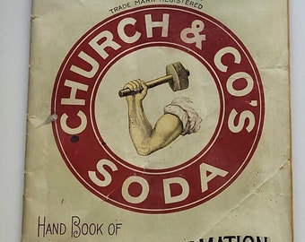 Arm Hammer Church & Co Soda Handbook of Valuable Info - 42e édition 1904 Provenance