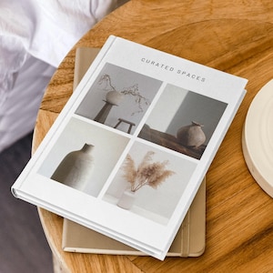 Home Coffee Table Book, Hardcover Decorative Art Book, MCM Decor, Table Decor, 200 Page A4 A5 Modern Coffee Table Book, Housewarming Gift