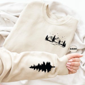 Aesthetic Nature Sweatshirt, Camping Hoodie, Nature Lover Gift, Adventure Lover Shirt, Hiking Apparel, Wanderlust Shirt, Adventure Awaits