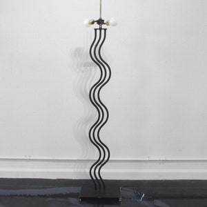 Vintage 80s Postmodern Memphis Style Sculptural Zig Zag Vintage 80s Postmodern Memphis Style Sculptural Zig Zag