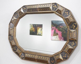 Baker Furniture &quot;South Cone Collection&quot; Giltwood And Eglomise Mirror