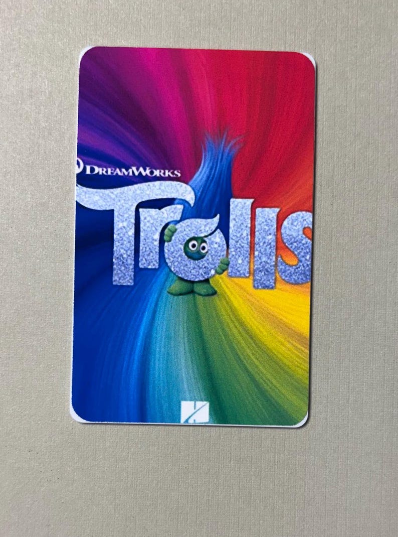 A custom sticker applied on MYO YOTO card - this is just an example. If you order this, you'll need to tell me what YOU want on your custom sticker :)