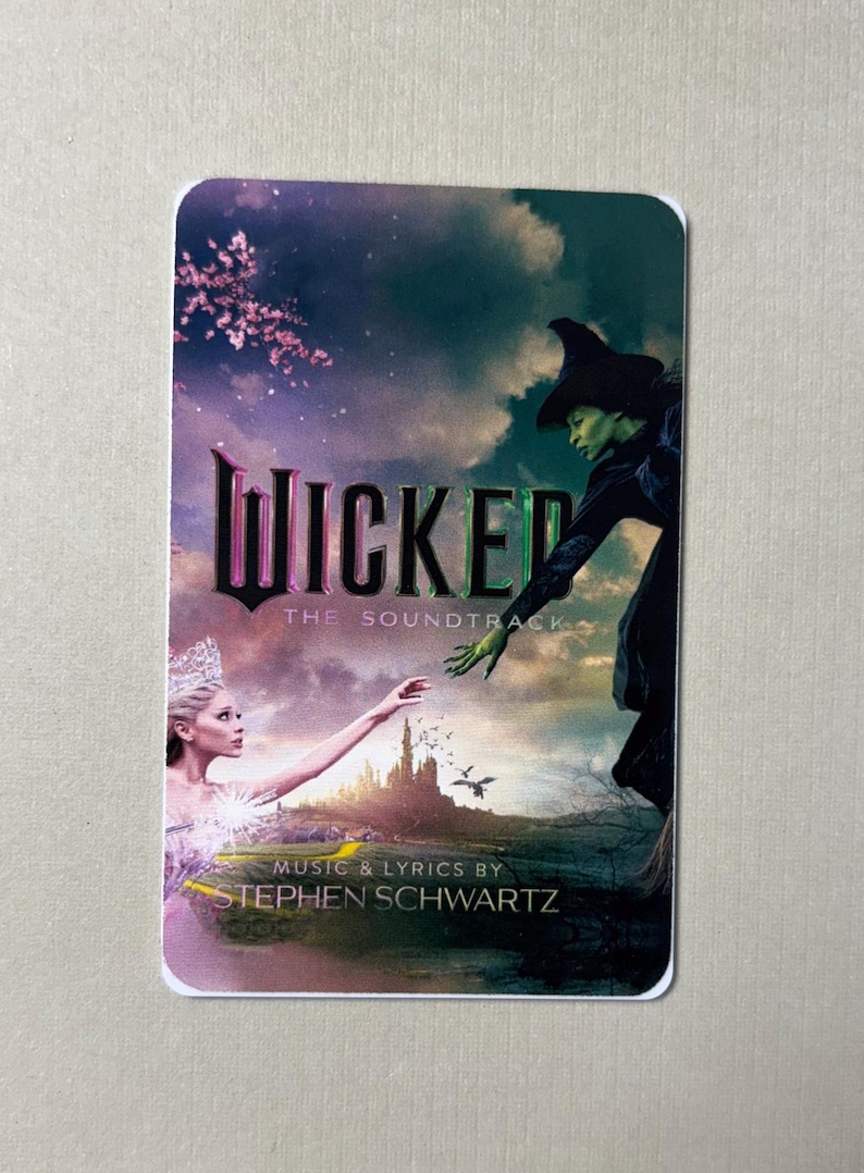 A custom sticker applied on MYO YOTO card - this is just an example. If you order this, you'll need to tell me what YOU want on your custom sticker :)