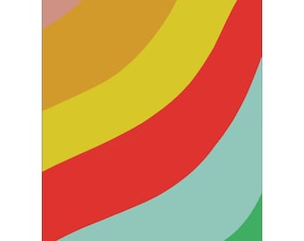 Rainbow Wave - YOTO compatible sticker labels
