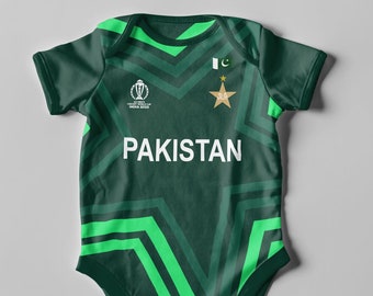 Pakistan cricket Romper for kids ( 9 - 12 months )