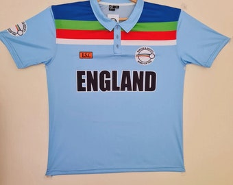 Camiseta retro personalizada para aficionados de la Copa Mundial de Cricket de Inglaterra 1992