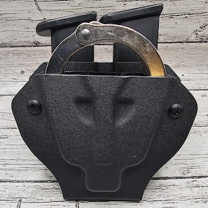 Kydex 9/40 Double magazine pouch and hand cuff combo