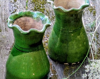 Moule à Kouglof En Terre Cuite Vernissée - Ancien - Générique