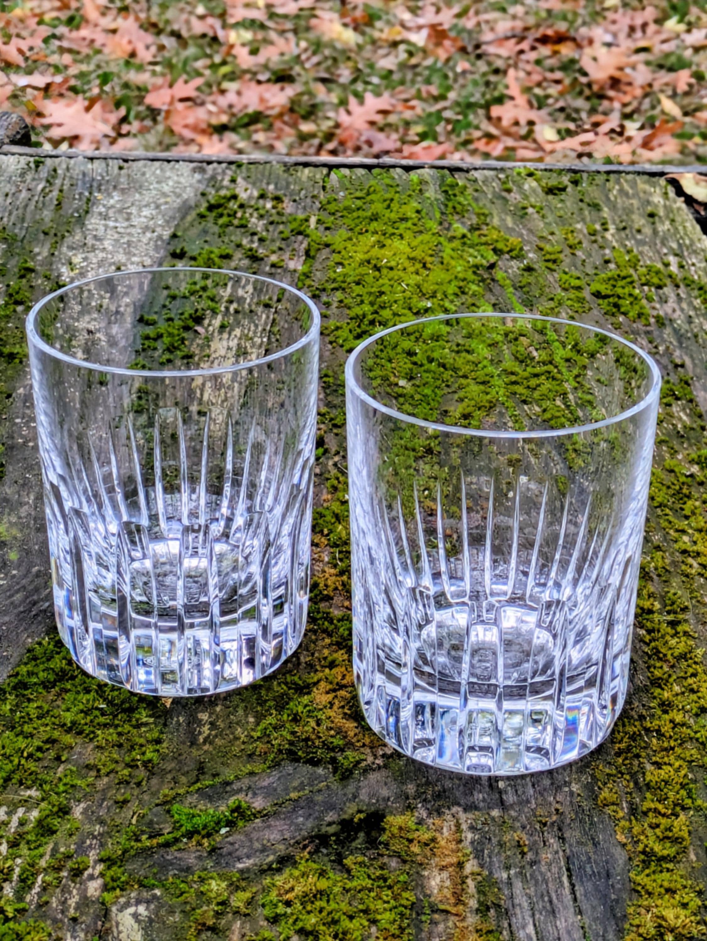 Baccarat Crystal Whisky Glass – Rotary Model – 1970s – Geometric