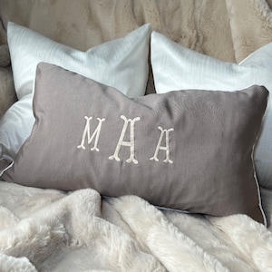 Monogrammed cushion cover, Designer home Cushion Cover, scatter pillow, pillow cover, designers pillow, housewarming gift, new home gift