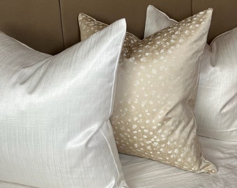 Luxury White cushion cover , Pillow sham, Cushion Cover, scatter pillow, pillow cover, designers pillow, housewarming gift