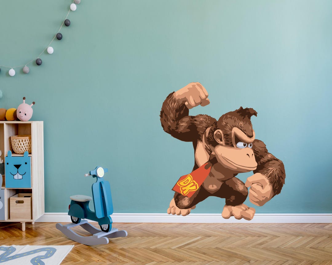 Donkey Kong Wall Sticker - Etsy