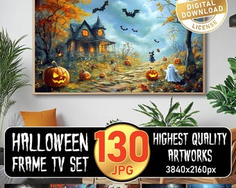 Halloween Frame TV Art: 130 Spooky Digital Images (Digital Download)
