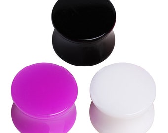 UV Acrylic Solid Saddle Plug