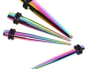 Rainbow PVD Plated Taper