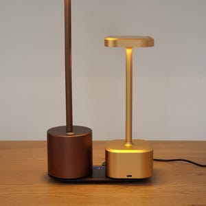 SWEA Cordless Rechargeable Minimalist Design Table Lamp For Home, Bathroom, Garden, Restaurant, Living Room, Bedroom, Kitchen