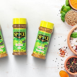 Yaawd Spice - Jamaikas authentisches Gourmet-Allzweckgewürz, traditionelles Jerk-Gewürz, BBQ-Kaffee-Rub| 225 ml | Kein MSG & Glutenfrei