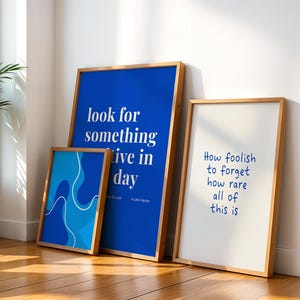 Inspirational Motivational Quote Wall Art, Preppy Room Posters, College Dorm Decor, Trendy Wall Decor, Aesthetic Wall Art, Neutral Wall Art