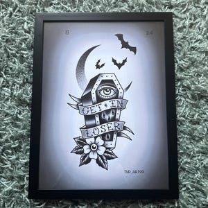 Framed Tattoo Flash