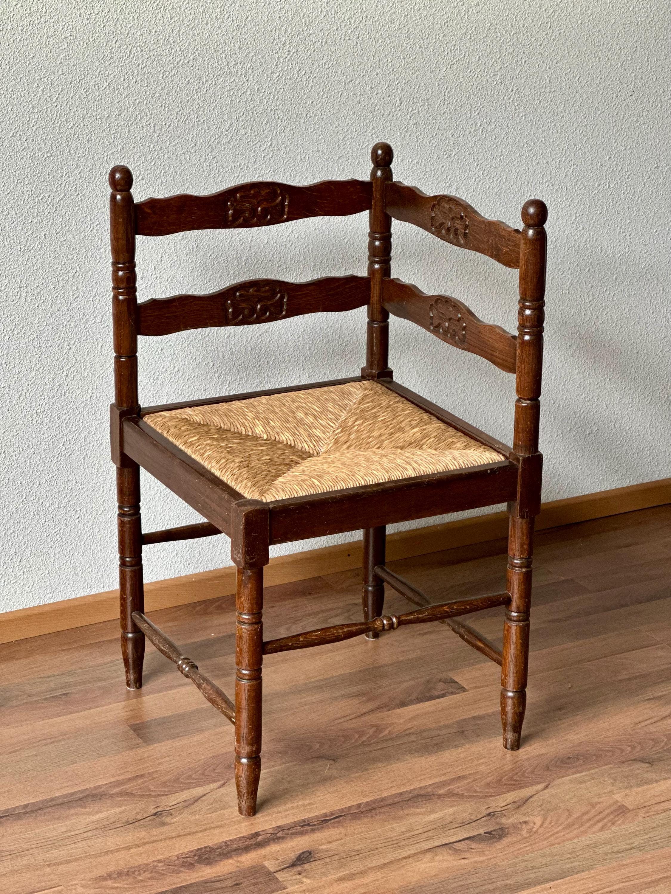 Edwardian Corner Chair - Etsy