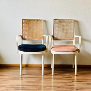 1 of 6 Antique Rare Early Model Thonet Bentwood Armchair, 1920s 811 Prague Chair by Josef Hoffmann for Thonet
