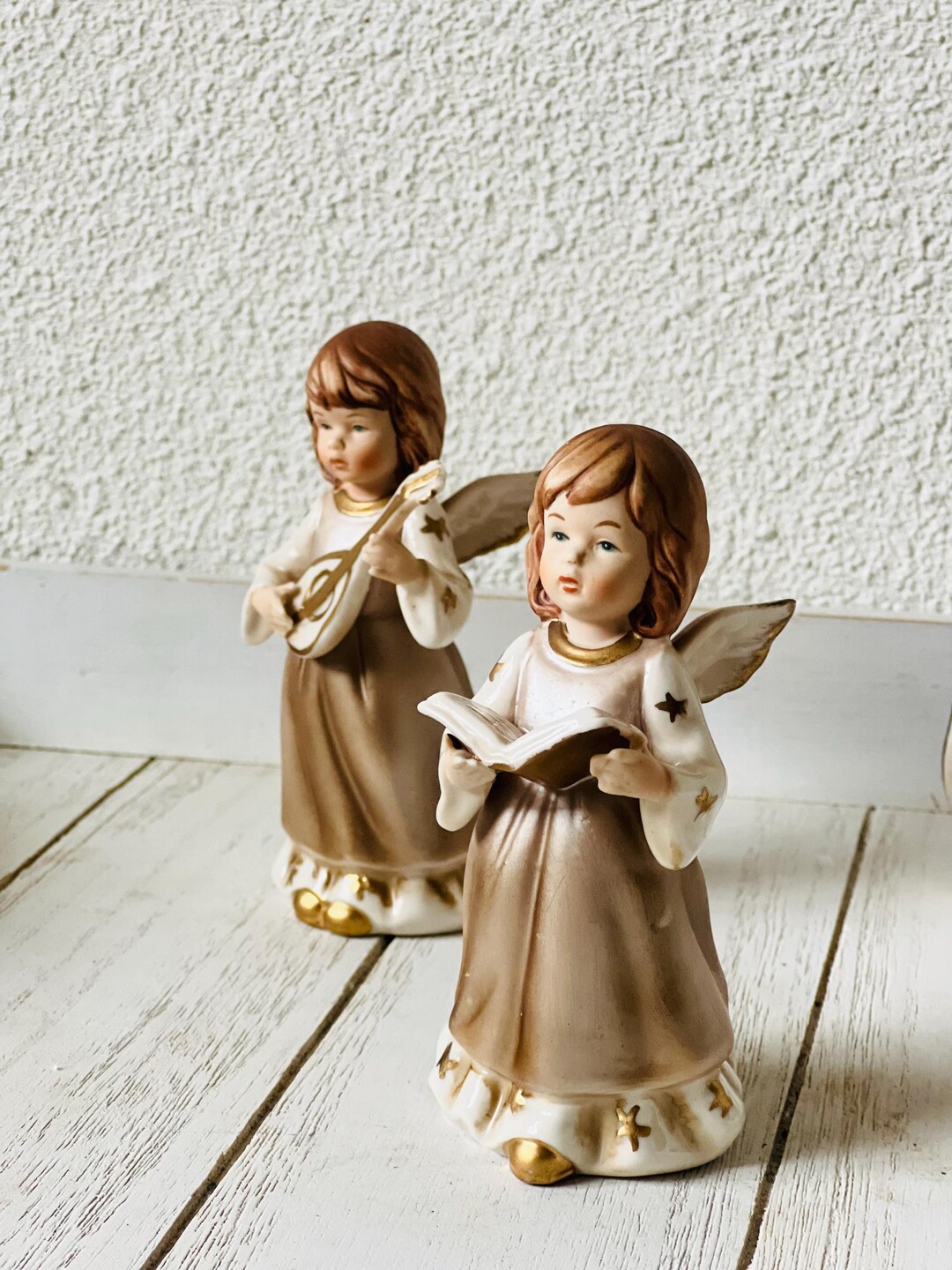 Vintage Formano Angels Set of 3, Antique Cherub Putti Winged Angel ...