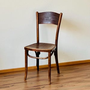 Bentwood Chair With Embossed Seat - Etsy