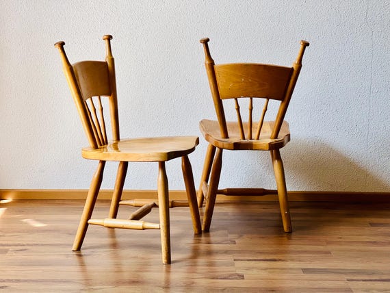 Vintage children's wooden chairs discount