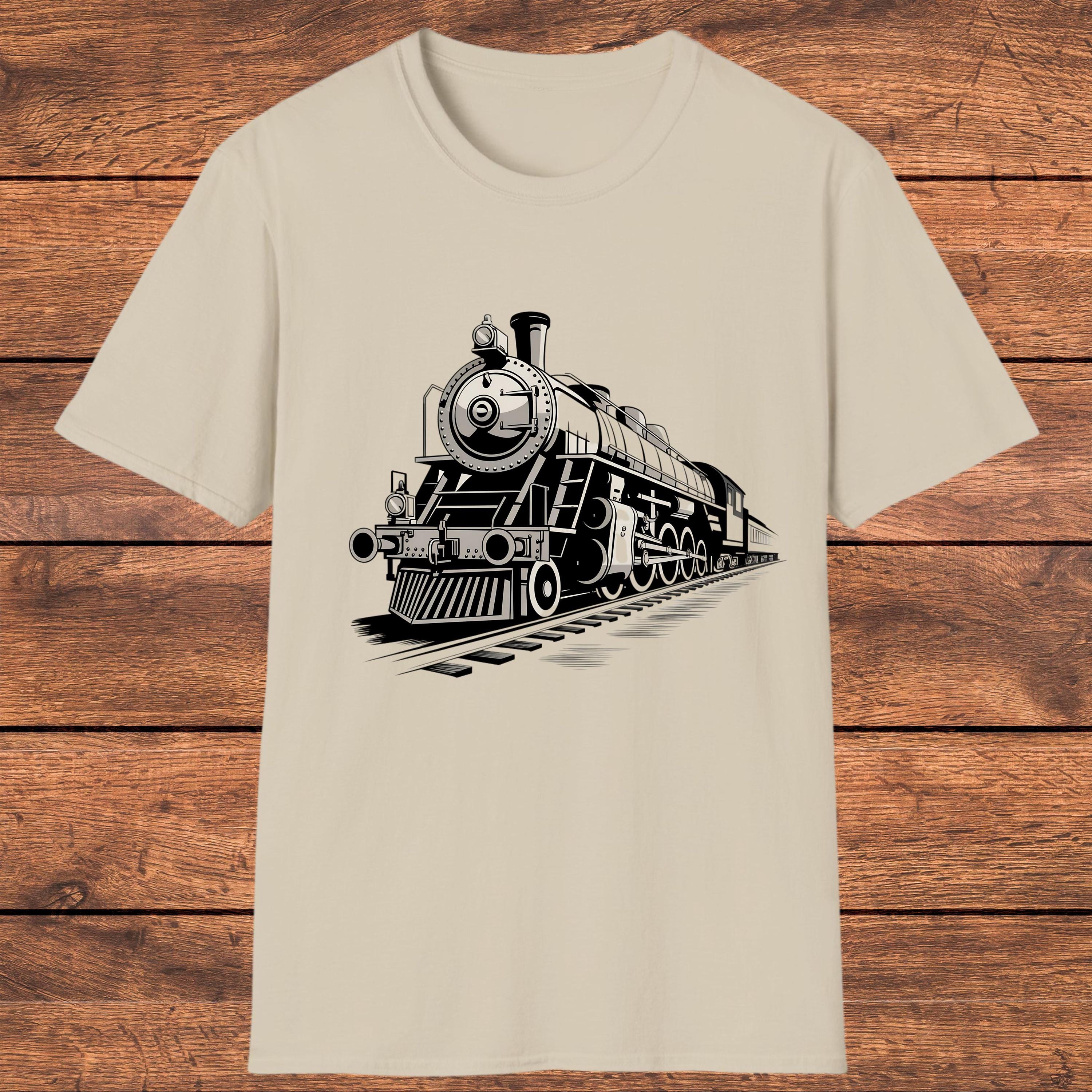 Camiseta con gráfico de tren España