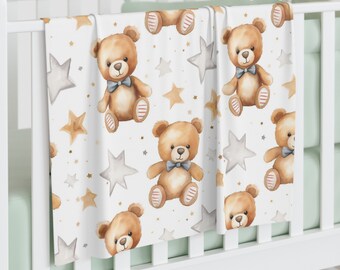 Coperta per bambini Beary, regali per i nuovi genitori, regalo di compleanno o per la doccia per lui/lei