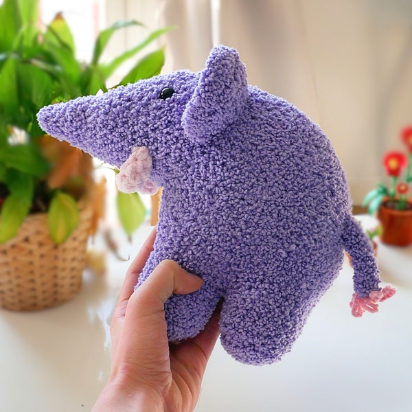 Peluche Daisy l'éléphant en crochet